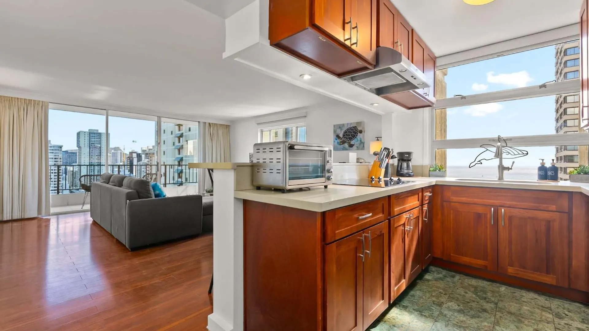 Appartamento Honu Hale Penthouse 2 Bdr Ocean View Waikiki Honolulu